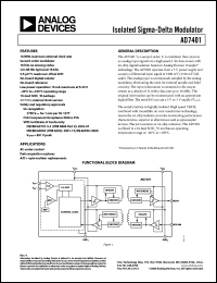 Click here to download AD7401YRWZ Datasheet