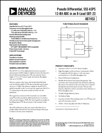 Click here to download AD7453ART-REEL7 Datasheet