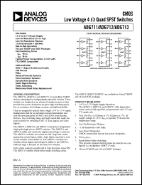Click here to download ADG711BR-REEL7 Datasheet