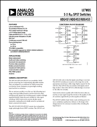 Click here to download ADG451BR-REEL7 Datasheet