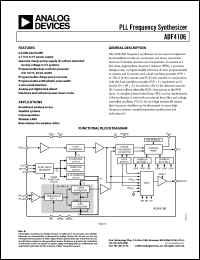 Click here to download ADF4106BRU-REEL7 Datasheet