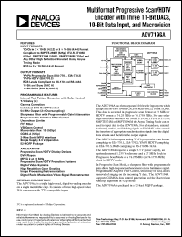 Click here to download ADV7196AKSZ Datasheet