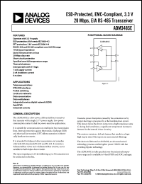 Click here to download ADM3485EARZ Datasheet