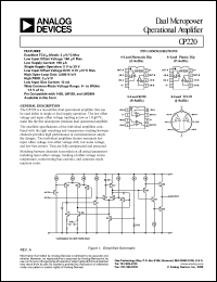 Click here to download OP220GSZ Datasheet