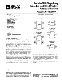 Click here to download AD8601DRTZ-REEL Datasheet
