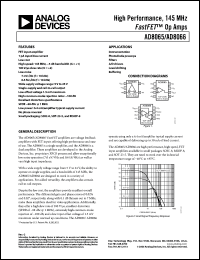 Click here to download AD8065ARZ-REEL7 Datasheet