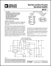 Click here to download OP270GSZ Datasheet