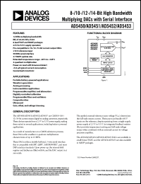 Click here to download AD5450YUJZ-REEL Datasheet