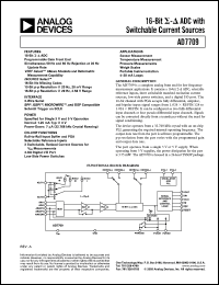 Click here to download AD7709BRUZ-REEL7 Datasheet