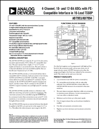 Click here to download AD7993BRUZ-1 Datasheet