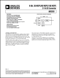 Click here to download AD9283BRSZ-RL50 Datasheet