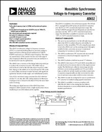 Click here to download AD652SE/883B Datasheet