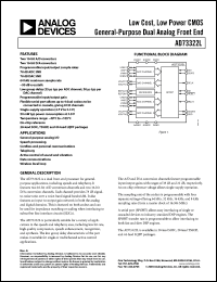 Click here to download AD73322LYR-REEL Datasheet
