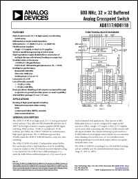 Click here to download AD8118-EVAL Datasheet