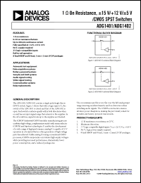 Click here to download ADG1402BRMZ Datasheet