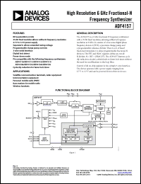 Click here to download ADF4157BRUZ-RL1 Datasheet