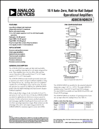 Click here to download AD8639ARMZ-REEL Datasheet