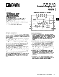 Click here to download AD1679KN Datasheet