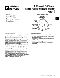 Click here to download AD507JH Datasheet