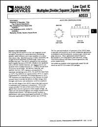 Click here to download AD530JD Datasheet