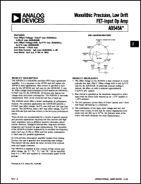 Click here to download AD545AJH/+ Datasheet