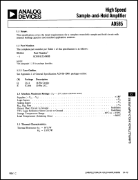 Click here to download AD585ACHIPS Datasheet