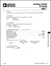 Click here to download AD645SH Datasheet