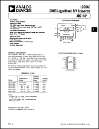 Click here to download AD7118BD Datasheet