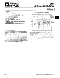 Click here to download AD7542AE Datasheet