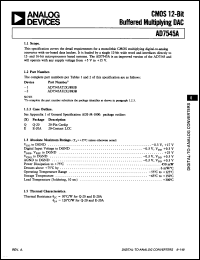 Click here to download AD7545SD/883B Datasheet