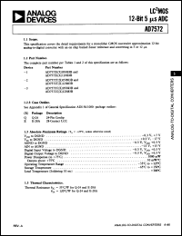 Click here to download AD7572AE05 Datasheet