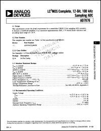 Click here to download AD7876TQ/883B Datasheet