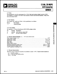 Click here to download AD9034BD Datasheet