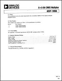 Click here to download ADSP1008AJN Datasheet