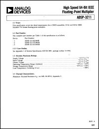 Click here to download ADSP3211UG Datasheet