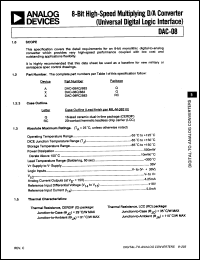 Click here to download DAC08Q5/38510 Datasheet