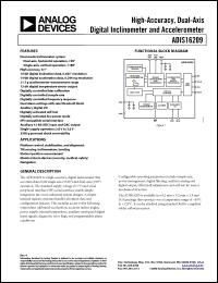 Click here to download ADIS16209_08 Datasheet