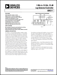Click here to download AD8317ACHIPS Datasheet