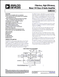 Click here to download EVAL-SSM2335Z Datasheet