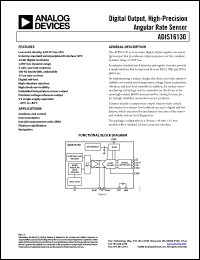 Click here to download ADIS16130 Datasheet