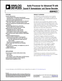 Click here to download ADAV4622 Datasheet