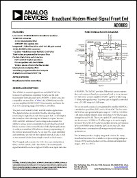 Click here to download AD9869BCPZRL Datasheet