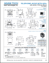 Click here to download MTJ104AR22LD Datasheet