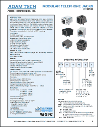 Click here to download MTJ48921 Datasheet