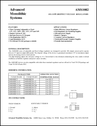 Click here to download AMS1082CT-5.0 Datasheet