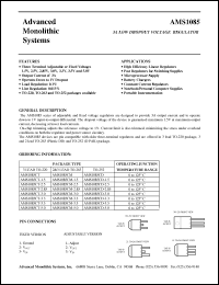 Click here to download AMS1085CM-2.5 Datasheet