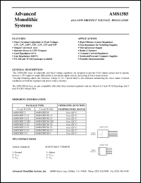Click here to download AMS1585CT-2.85 Datasheet