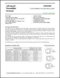 Click here to download AMS1505CD-3.3 Datasheet