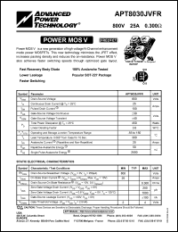 Click here to download APT8030JVFR Datasheet