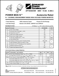 Click here to download APT4030 Datasheet